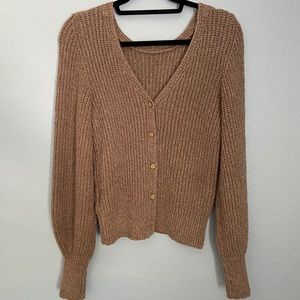 SOLD Abercrombie tan sweater